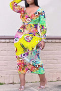 THE "POP ART" MIDI DRESS