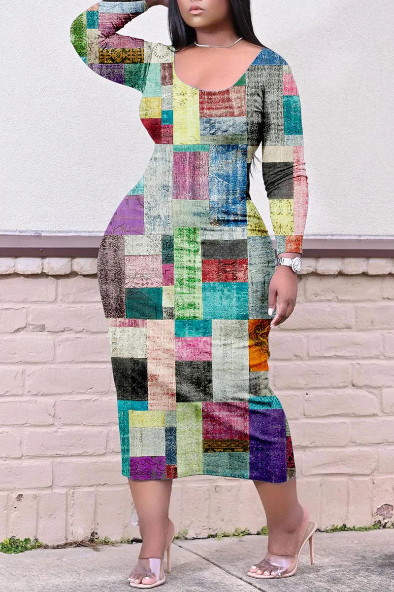 THE "POP ART 2" MIDI DRESS