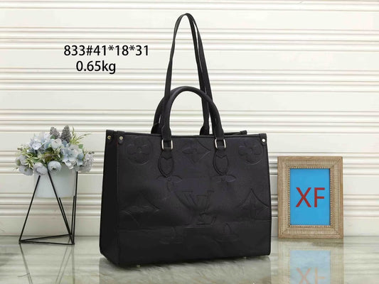 LARGE LV ON THE GO TOTE BAG