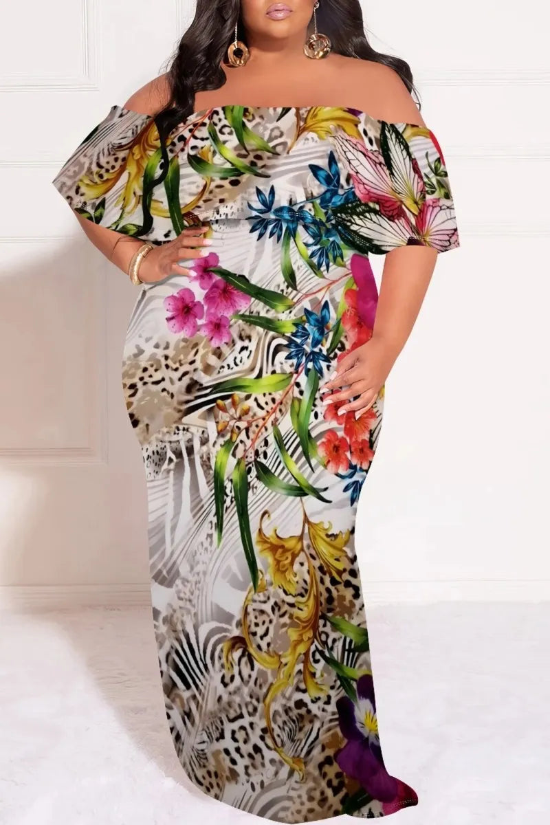 THE "PETALS & POWER" MAXI DRESS