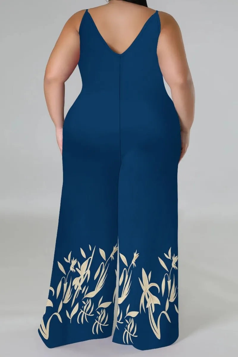 THE "SOFT LIFE, LOUD PRINTS" PALAZZO JUMPSUIT (with matching headscarf)