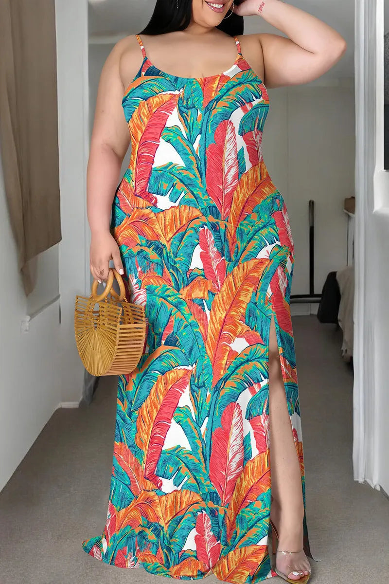 THE "TROPICAL TEMPTATION" MAXI DRESS