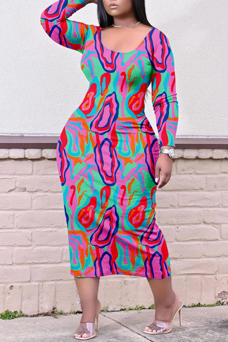 THE "POP ART 2" MIDI DRESS