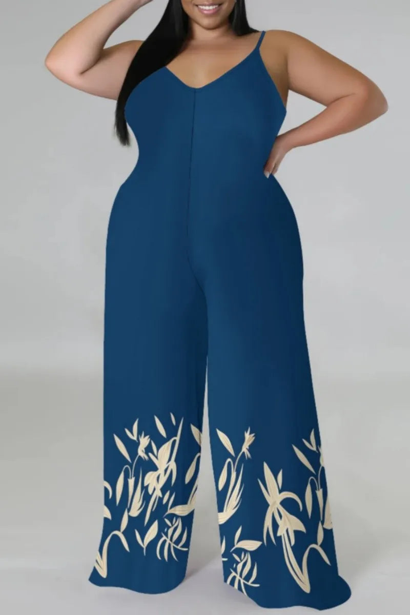 THE "SOFT LIFE, LOUD PRINTS" PALAZZO JUMPSUIT (with matching headscarf)