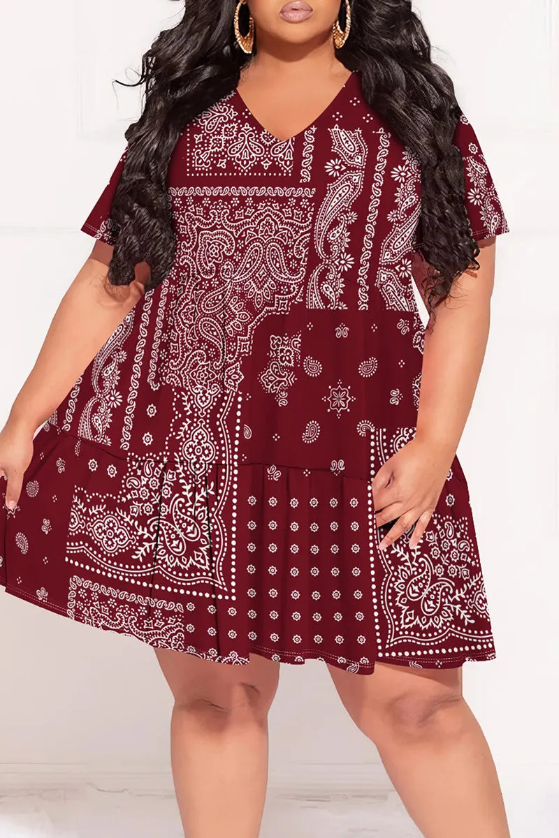 THE "PAISLEY DREAMS" MINI DRESS