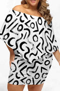THE "ABSTRACT ATTRACTION" MINI DRESS