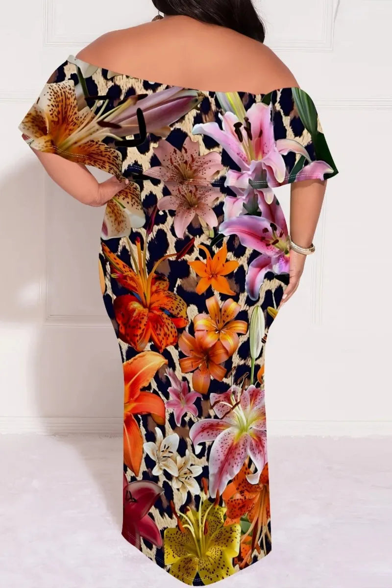 THE "PETALS & POWER" MAXI DRESS