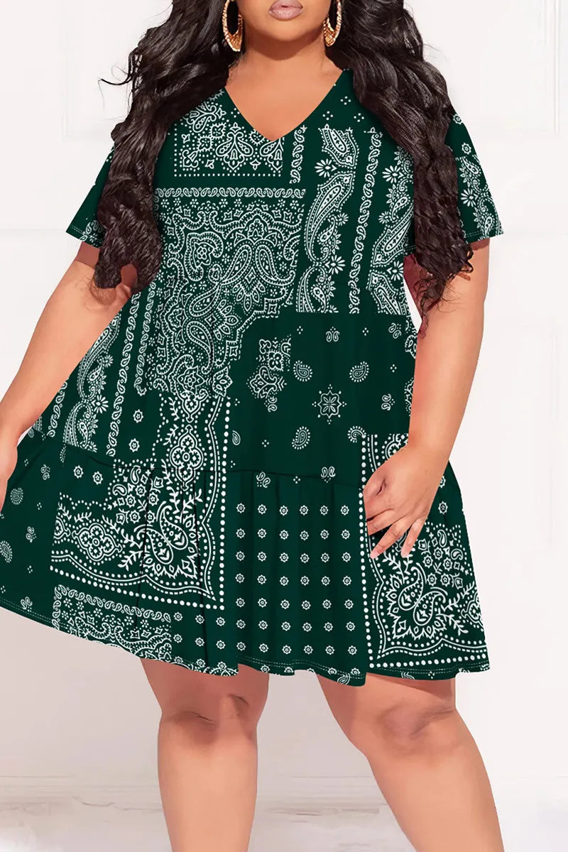 THE "PAISLEY DREAMS" MINI DRESS