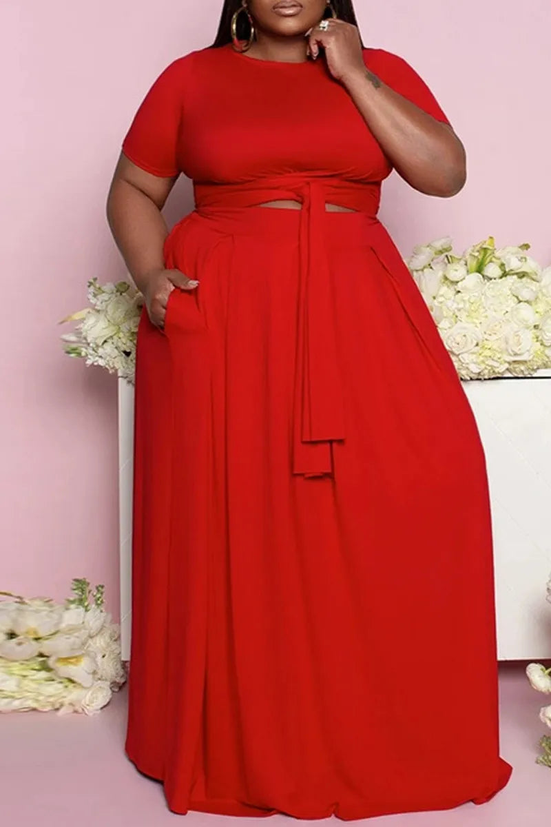 THE "PRETTY PRIVILEGE" MAXI SKIRT SET