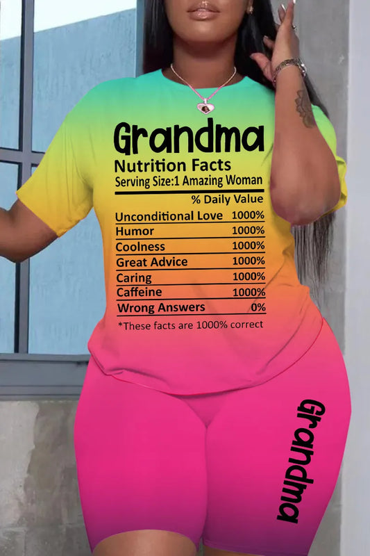 THE "GRANDMA FACTS" SHORTS SET