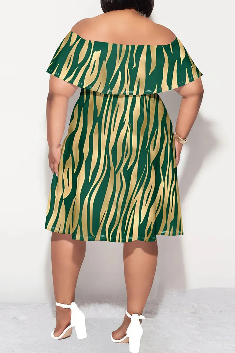 THE "SHOULDER BUSINESS" MIDI DRESS