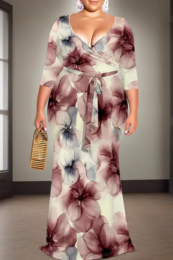 THE "MIDNIGHT GARDEN" MAXI DRESS