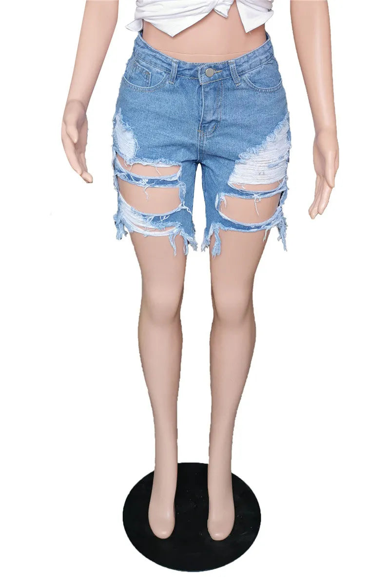 THE "OUTSIDE THE LINES" JEAN SHORTS