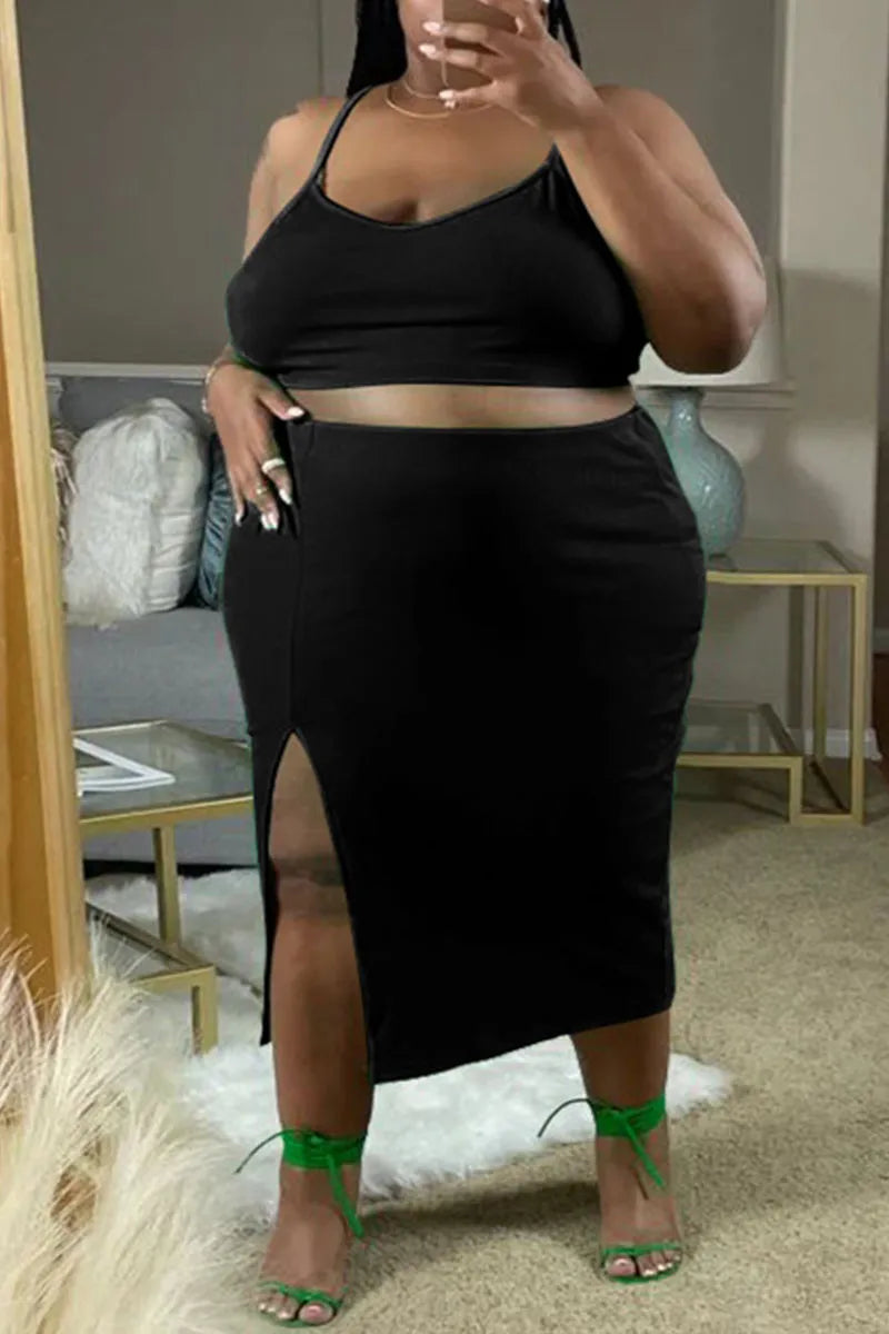 THE "BODY LANGUAGE" SKIRT SET