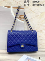 MEDIUM SIZE CC DOUBLE FLAP SHOULDER BAG