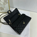 CC DOUBLE FLAP SHOULDER BAG