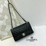 CC DOUBLE FLAP SHOULDER BAG