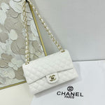 CC DOUBLE FLAP SHOULDER BAG