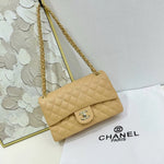 CC DOUBLE FLAP SHOULDER BAG