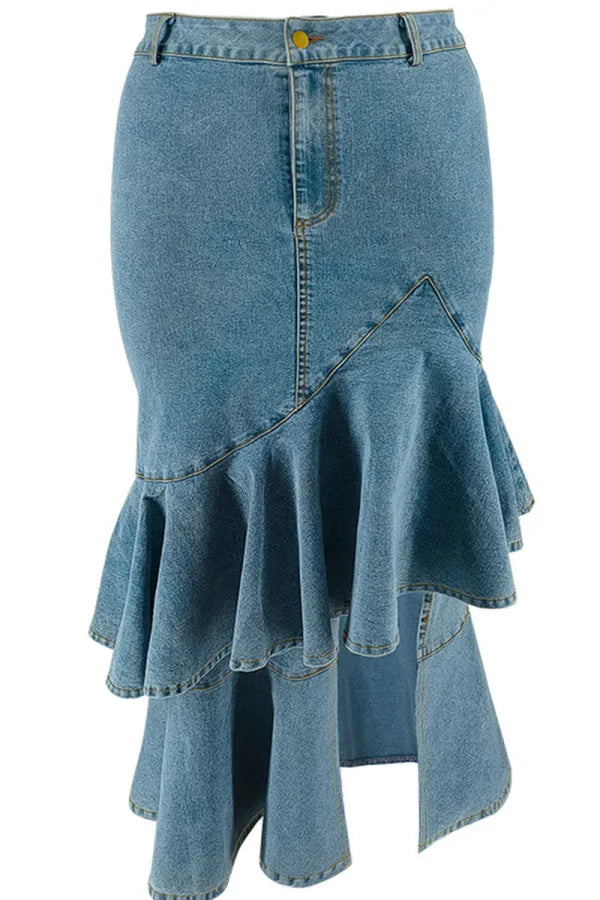 THE "DENIM & DELUSIONS" JEAN SKIRT