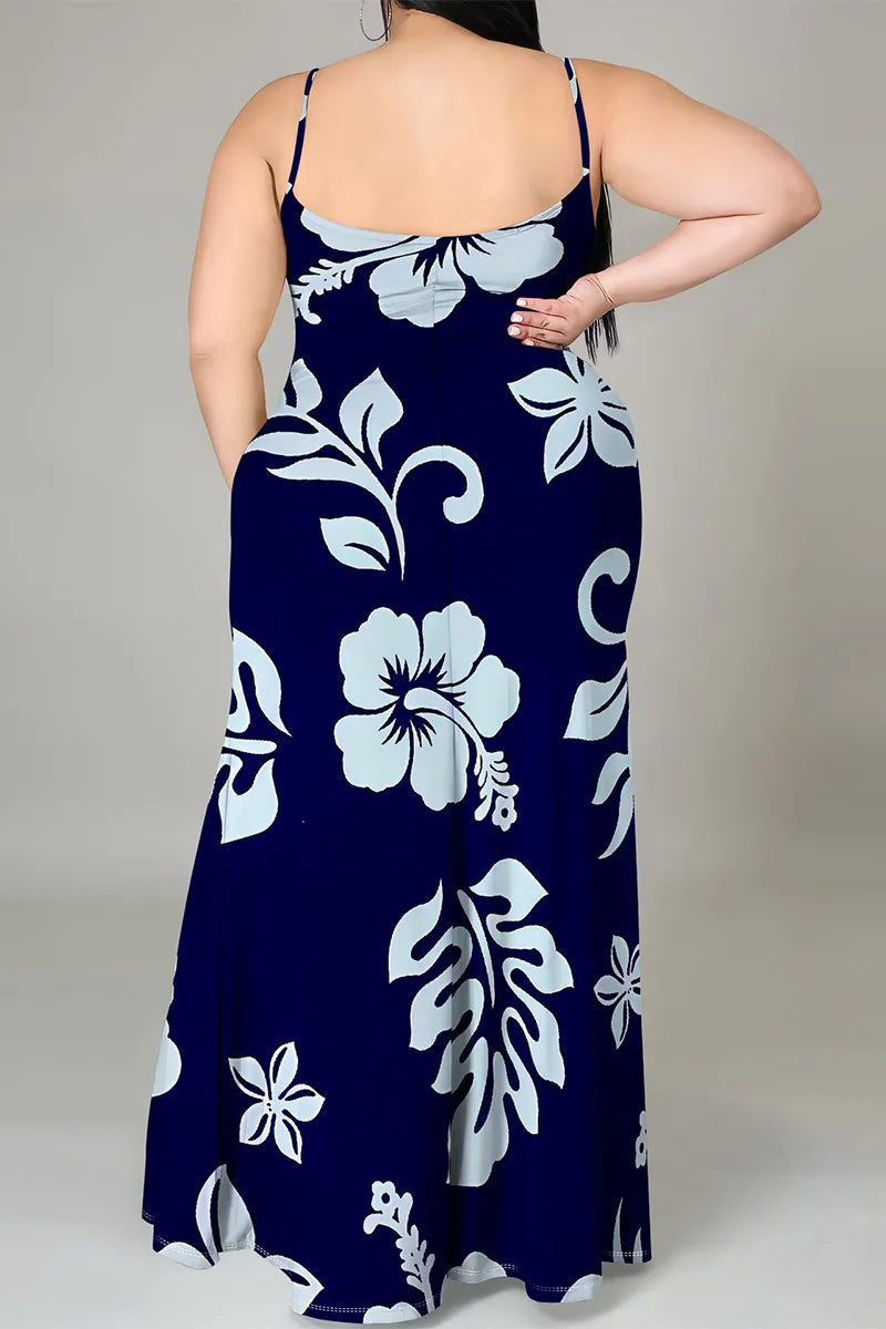 THE "HIBISCUS HEAT" MAXI DRESS