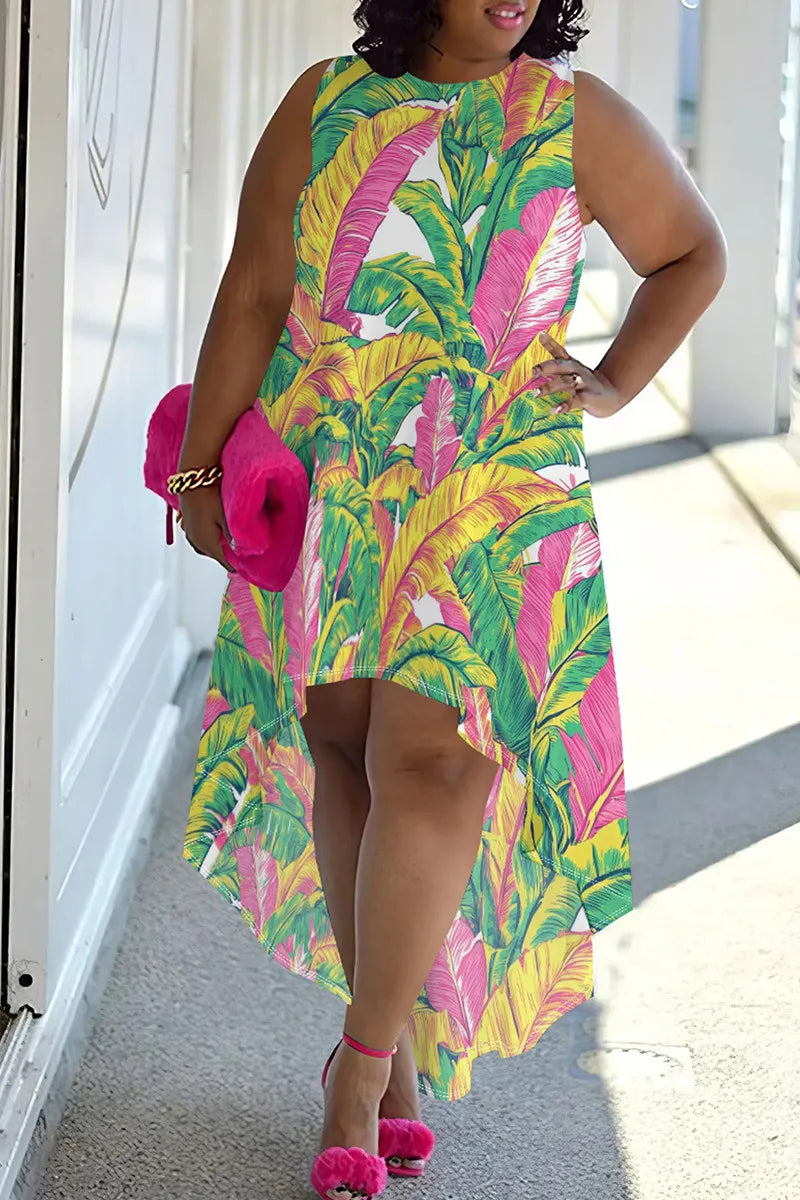 THE "MIDNIGHT MIRAGE" HIGH-LOW DRESS