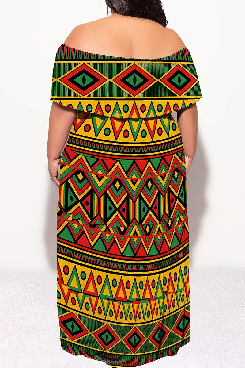 THE "ROYAL ROOTS" MAXI DRESS