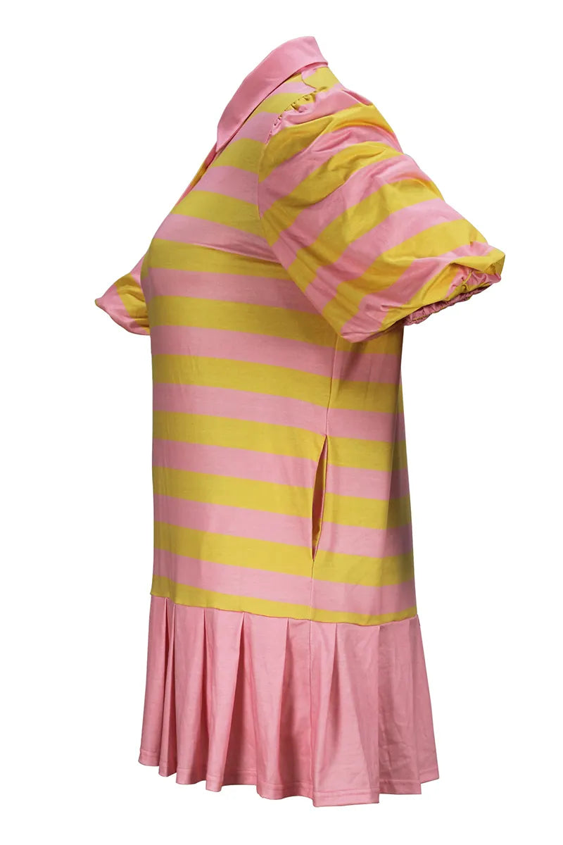 THE "PINK LEMONADE" MINI DRESS