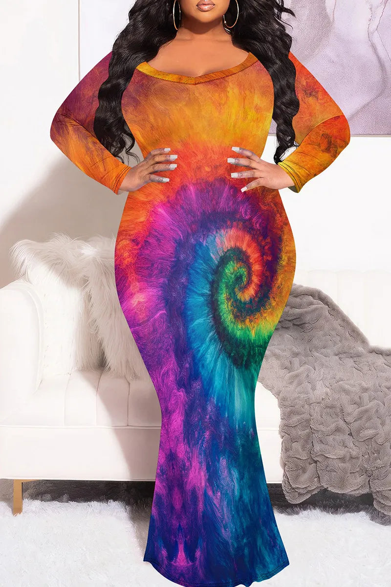 THE "OUTSIDE THE LINES" MAXI DRESS
