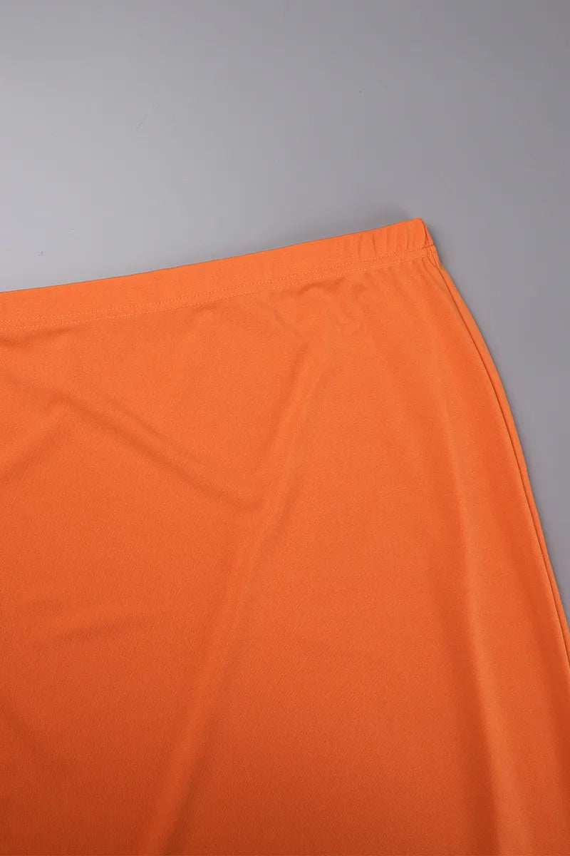THE "BOARDING PASS" MAXI SKIRT SET