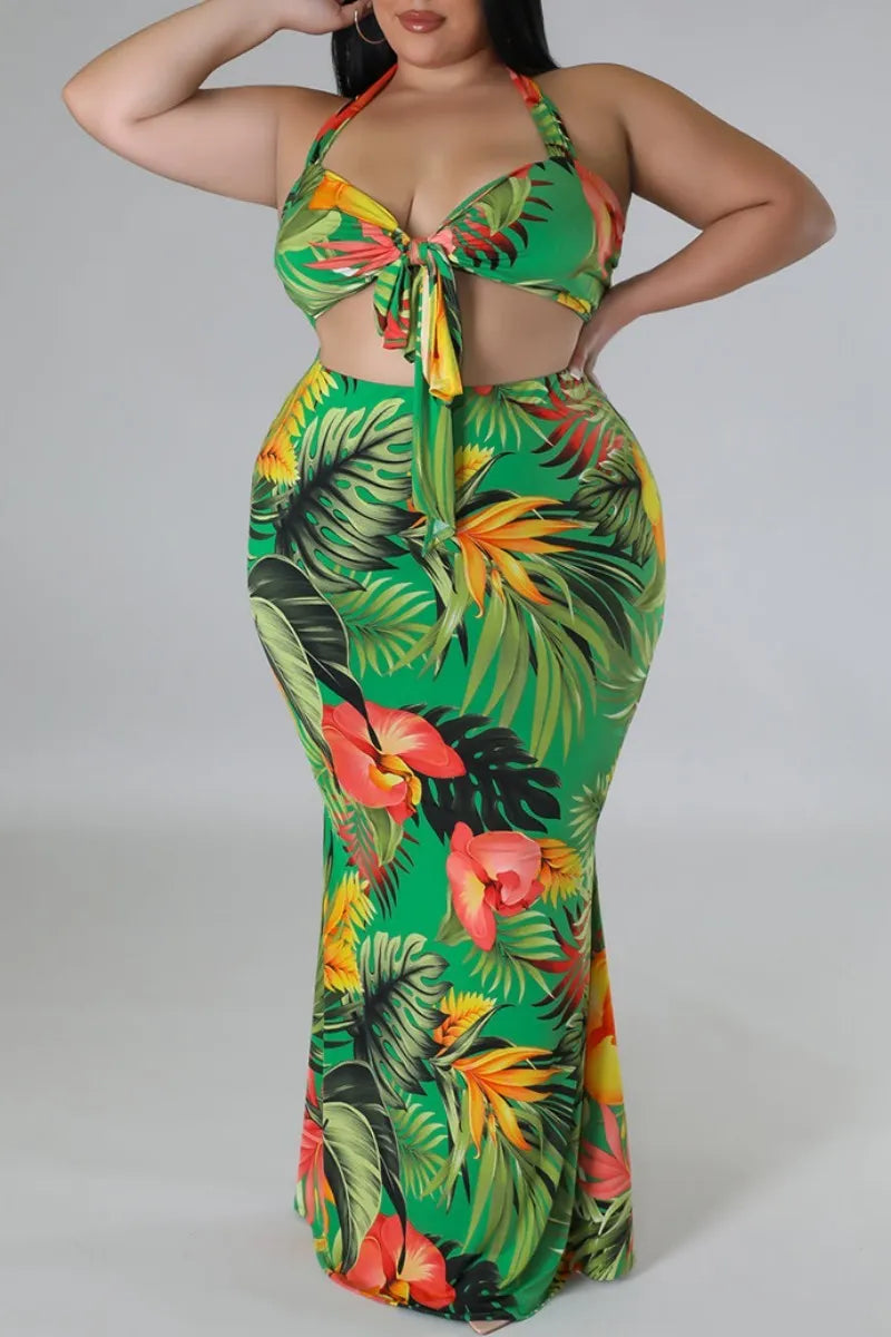 THE "TROPICAL BADDIE" SKIRT SET