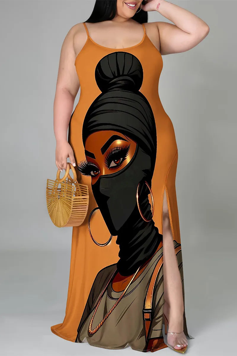 THE "CANVAS of a QUEEN" MAXI DRESS