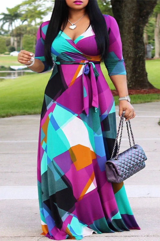 THE "GRAPE APE" MAXI DRESS