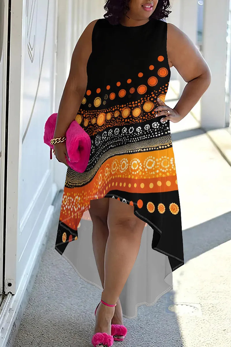 THE "ART OF CONFIDENCE" HIGH-LOW DRESS