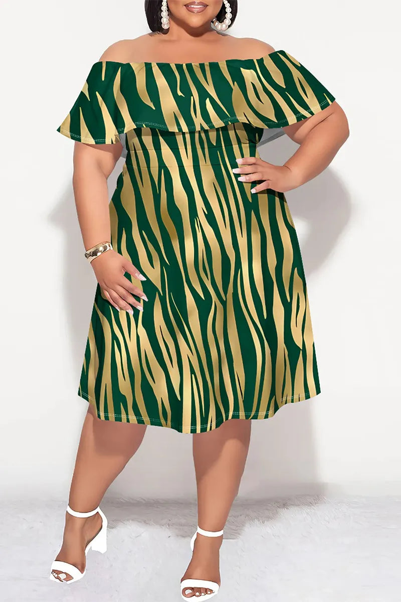 THE "SHOULDER BUSINESS" MIDI DRESS