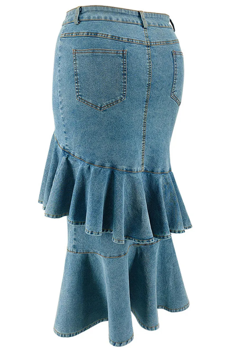 THE "DENIM & DELUSIONS" JEAN SKIRT