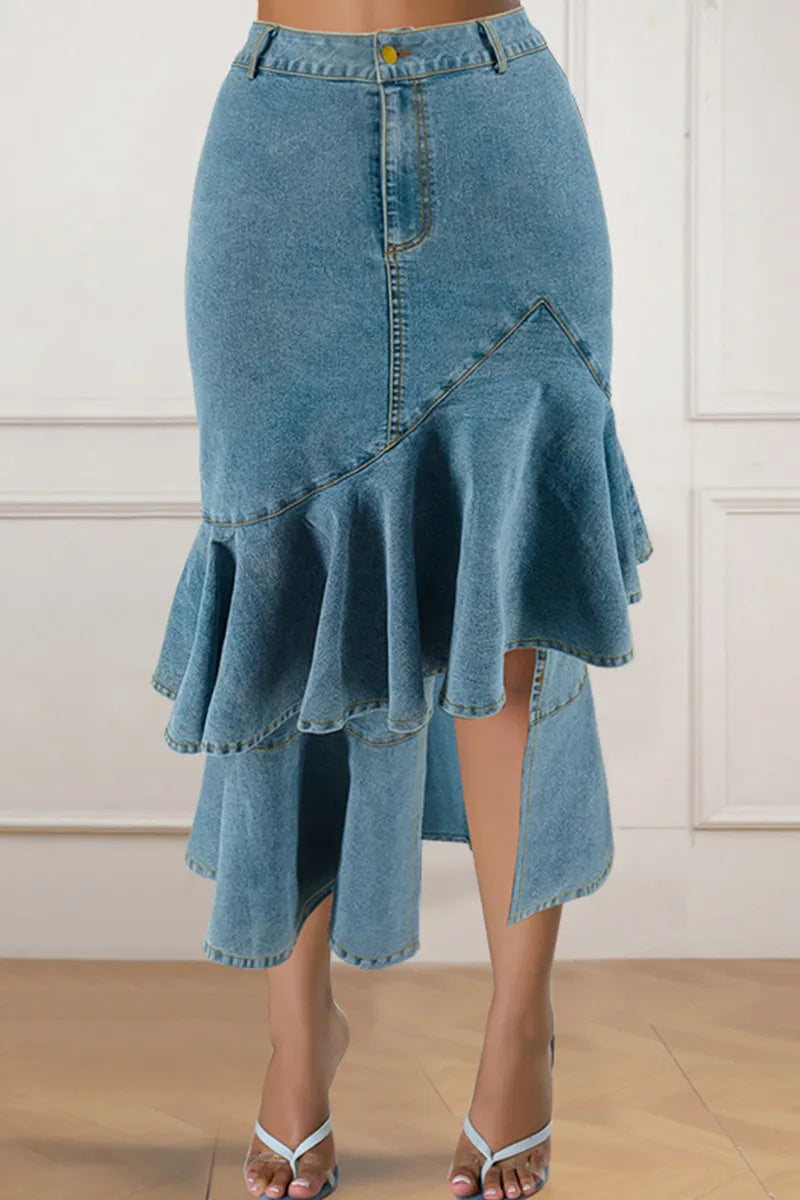THE "DENIM & DELUSIONS" JEAN SKIRT