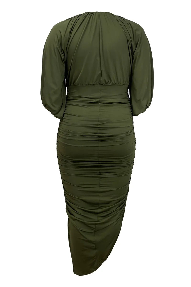 THE "FOREST GREEN" MAXI DRESS