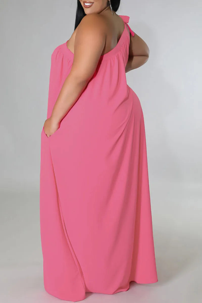 THE "UNBOTHERED & BOOKED" MAXI DRESS