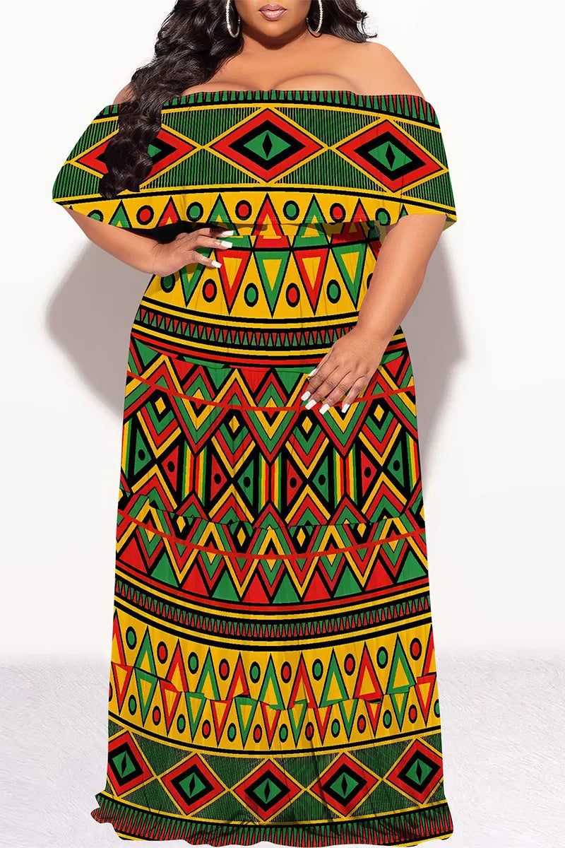 THE "ROYAL ROOTS" MAXI DRESS