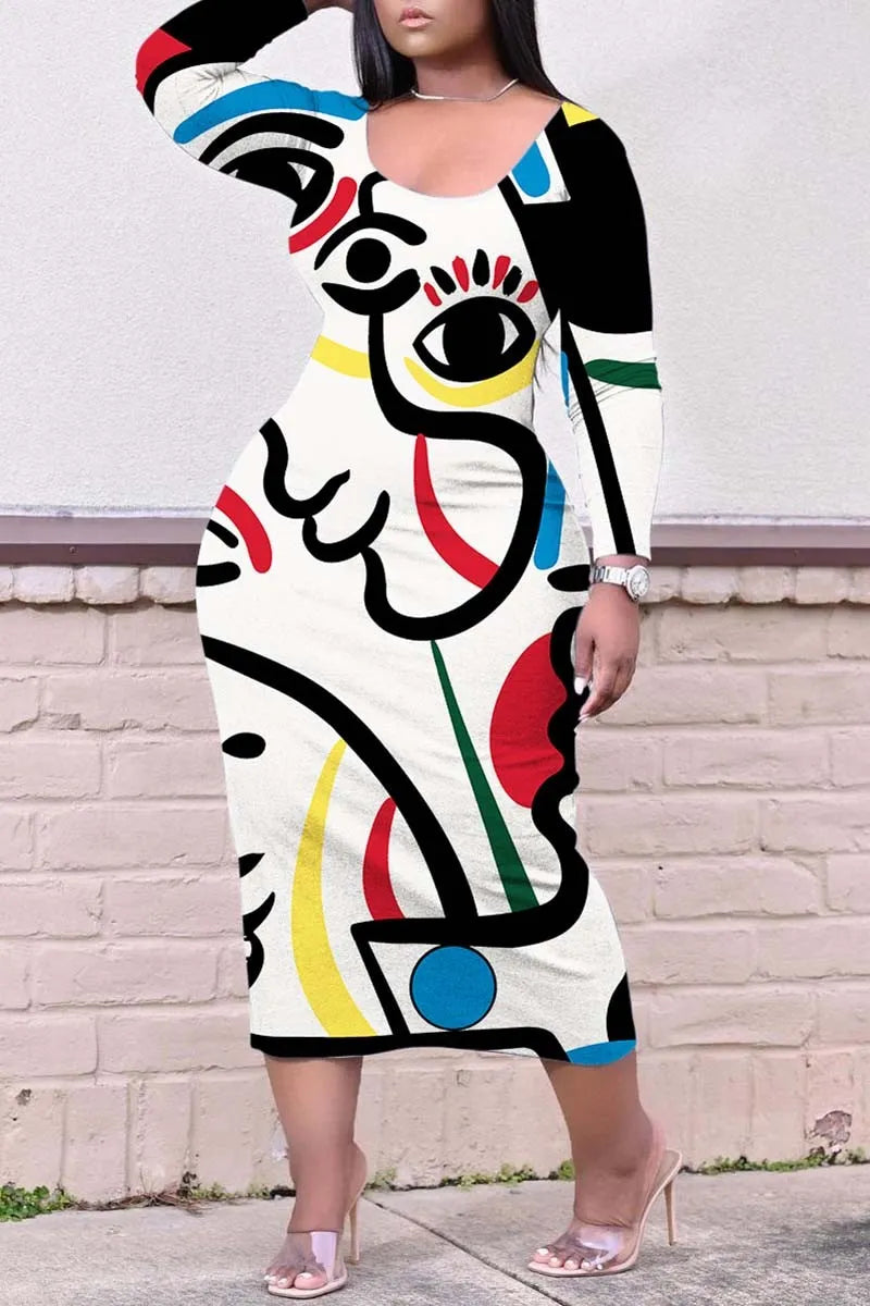 THE "POP ART" MIDI DRESS