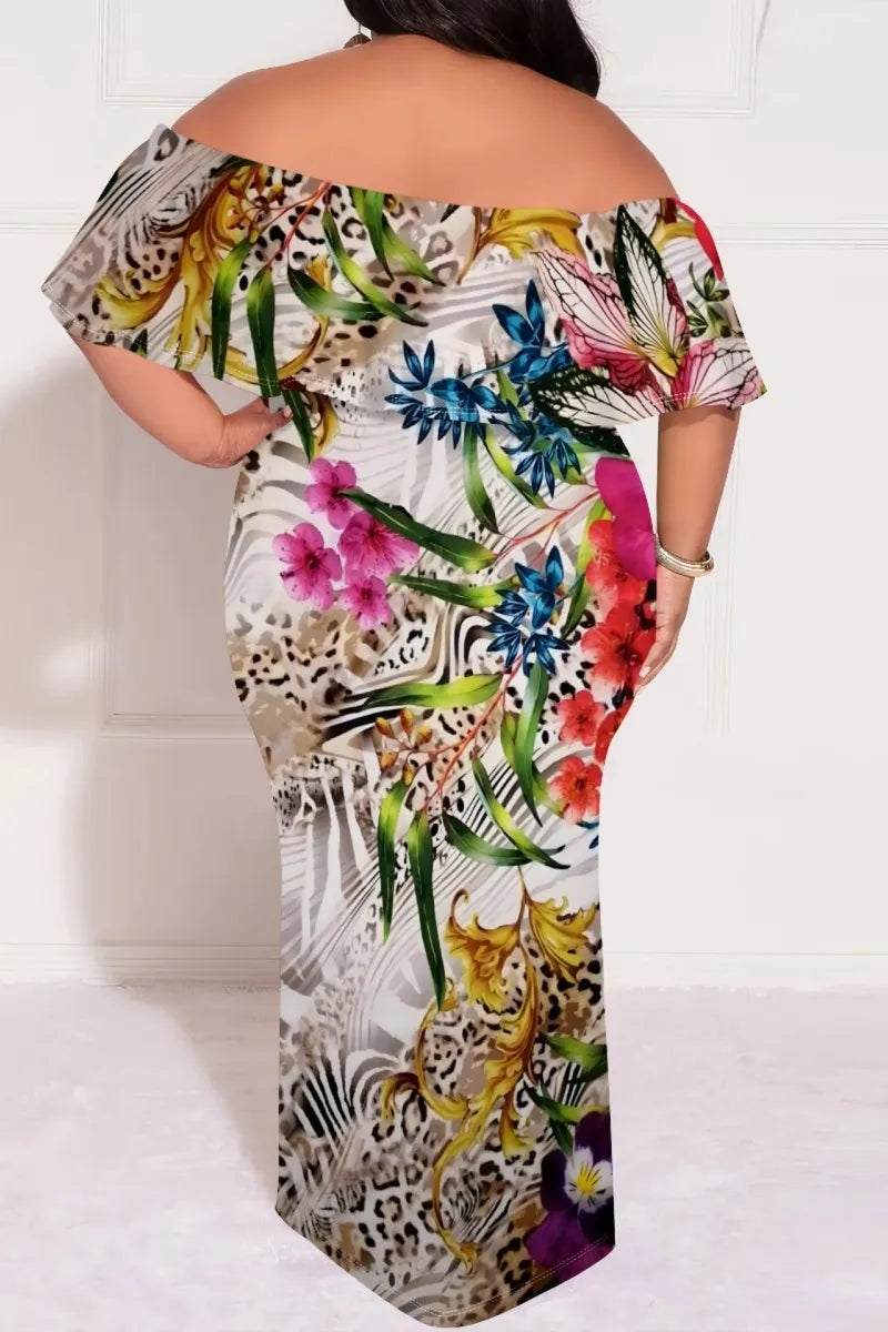 THE "PETALS & POWER" MAXI DRESS