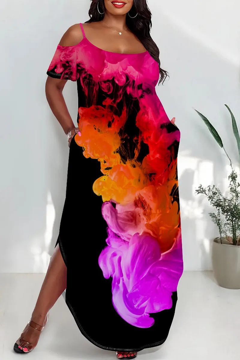 THE "PAINT THE TOWN" MAXI DRESS