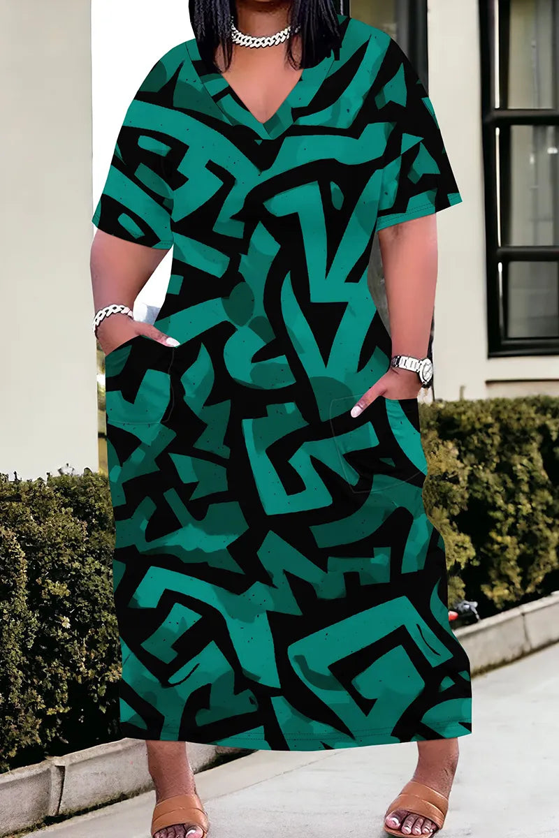 THE "TORTOISE SHELL" MAXI DRESS