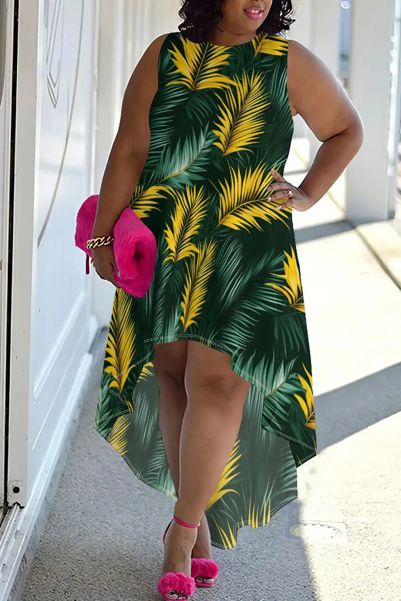 THE "MIDNIGHT MIRAGE" HIGH-LOW DRESS
