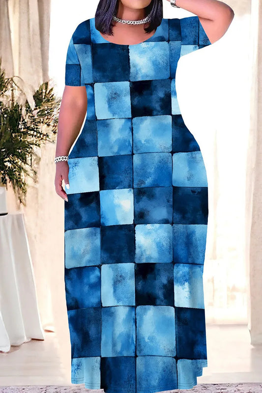 THE "ITS GIVING DENIM" MAXI DRESS