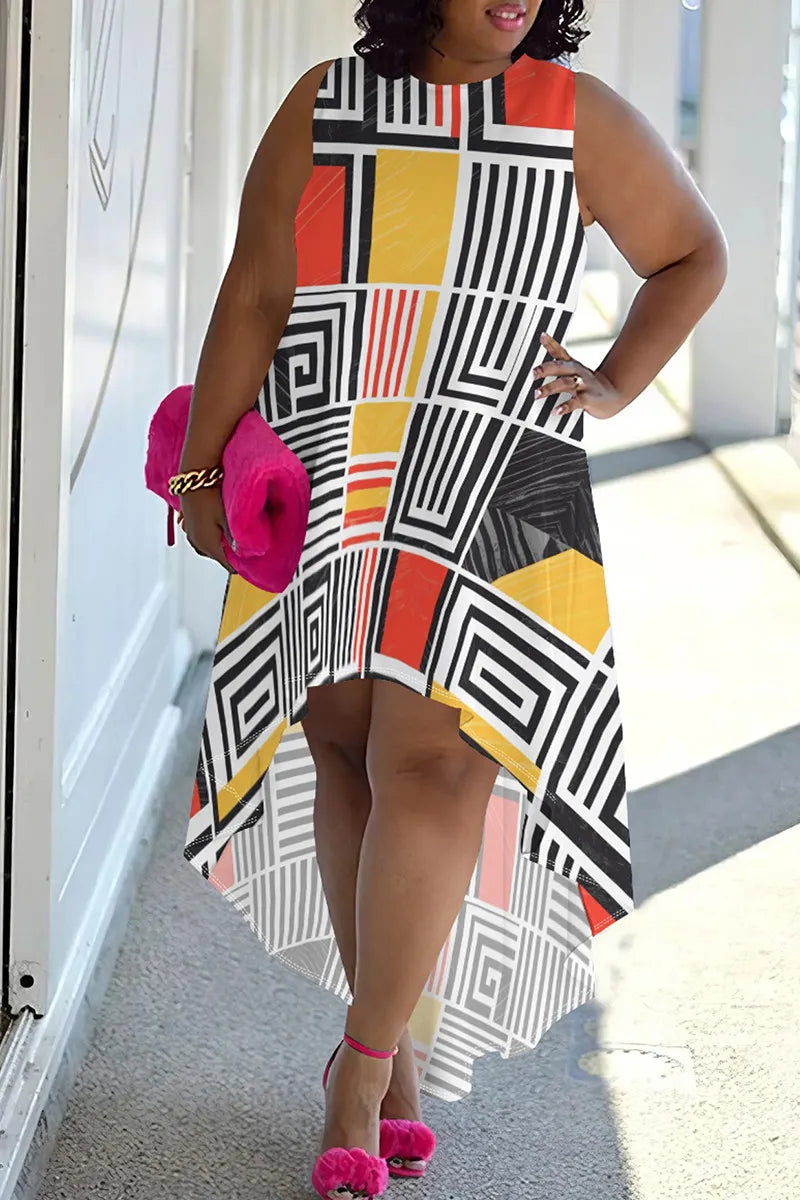 THE "ART OF CONFIDENCE" HIGH-LOW DRESS