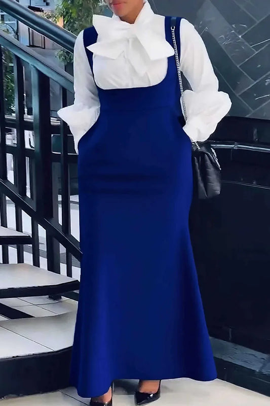 THE "EXECUTIVE BADDIE" JUMPER DRESS