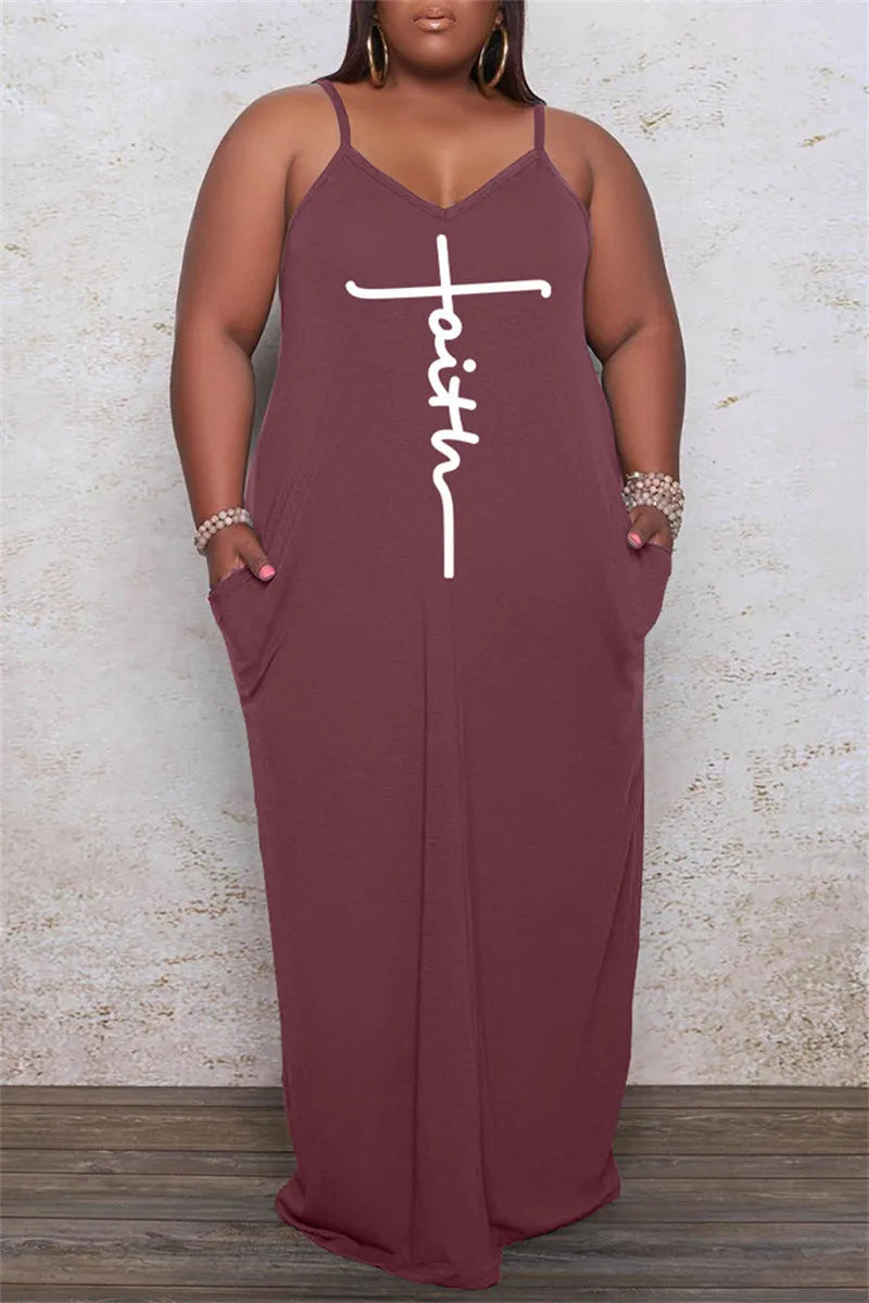 THE "FAITHFUL ONE" MAXI DRESS
