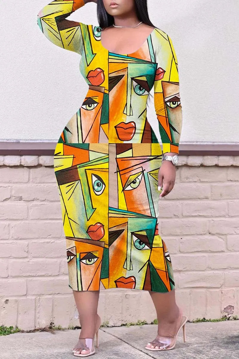 THE "POP ART" MIDI DRESS